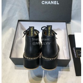 Chanel Calfskin Boots For Women Black
