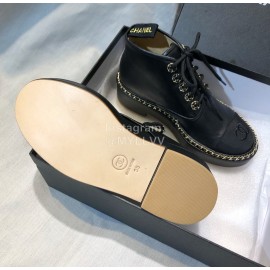 Chanel Calfskin Boots For Women Black