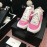 Chanel Casual Sneakers Rose Red
