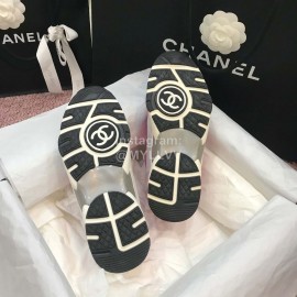 Chanel Casual Sneakers Rose Red