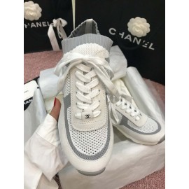 Chanel Casual Sneakers Gray