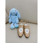 Chanel British Style Shoes Khaki