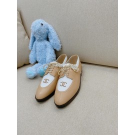 Chanel British Style Shoes Khaki