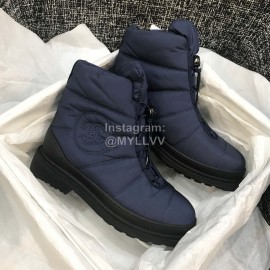 Chanel Warm Waterproof Boots Blue