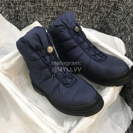 Chanel Warm Waterproof Boots Blue