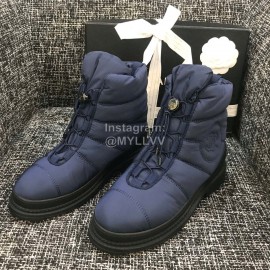 Chanel Warm Waterproof Boots Blue