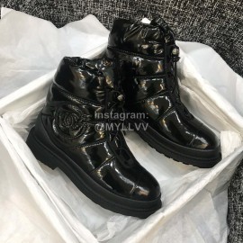 Chanel Black Warm Waterproof Boots