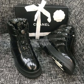 Chanel Black Warm Waterproof Boots