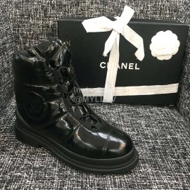 Chanel Black Warm Waterproof Boots