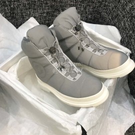 Chanel Warm Waterproof Boots Gray