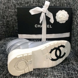 Chanel Warm Waterproof Boots Gray