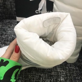 Chanel White Warm Waterproof Boots