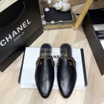 Chanel Black Chain Pointed Sandals