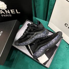 Chanel Air Cushion Casual Sneakers Black