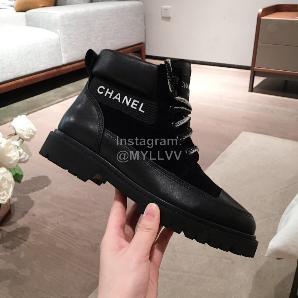 Chanel Autumn Winter Boots For Women Black