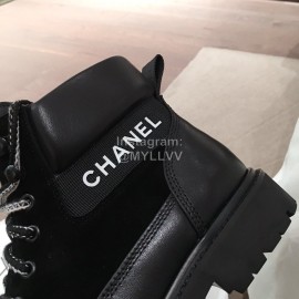 Chanel Autumn Winter Boots For Women Black