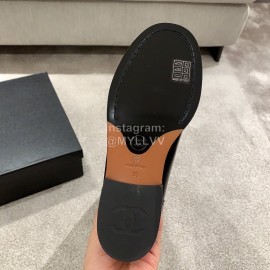 Chanel Black Calf Knee Boots