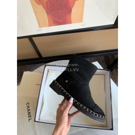 Chanel Winter Lamb Boots