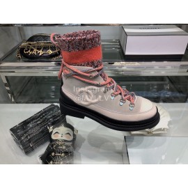 Chanel Autumn Winter Cool Boots Orange