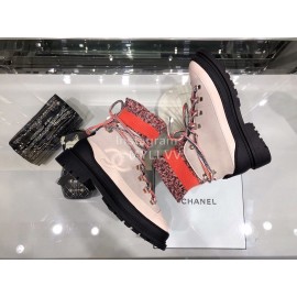 Chanel Autumn Winter Cool Boots Orange