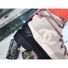 Chanel Autumn Winter Cool Boots Orange