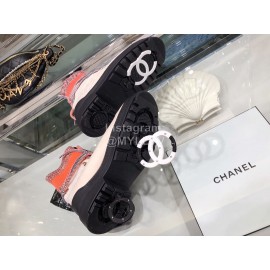 Chanel Autumn Winter Cool Boots Orange