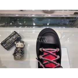 Chanel Autumn Winter Cool Boots Red