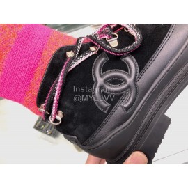 Chanel Autumn Winter Cool Boots Red