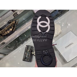 Chanel Autumn Winter Cool Boots Red