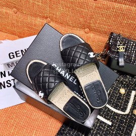 Chanel Woven Thick Bottom Slippers 
