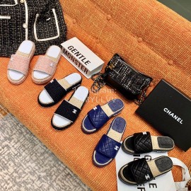 Chanel Woven Thick Bottom Slippers 
