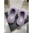Chanel Winter Wool Slippers Purple