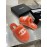 Chanel Winter Wool Slippers Orange