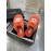 Chanel Winter Wool Slippers Orange