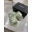 Chanel Winter Wool Slippers For Women Green