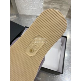 Chanel Winter Wool Slippers For Women Purple