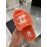 Chanel Winter Wool Slippers For Women Orange
