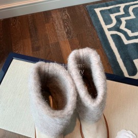 Chanel Warm Wool Boots White