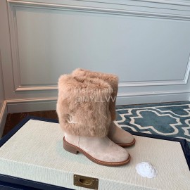 Chanel Warm Wool Boots