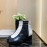 Chanel Black And White Short Boots