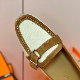 Chanel White Canvas Shoes