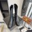 Chanel Camellia Cowhide Long Boots For Women Black