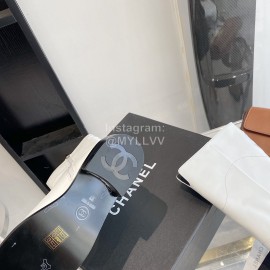 Chanel Camellia Cowhide Long Boots For Women White