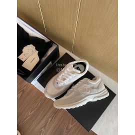 Chanel Autumn Winter Lace Up Sneakers For Women