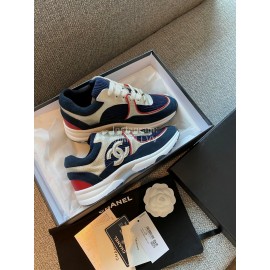 Chanel Autumn Winter Lace Up Casual Sneakers For Women