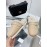 Chanel Winter Lamb Fur Slippers For Women Beige