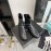 Chanel Black Cowhide Short Boots For Women 