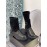 Chanel Winter Leather Wool Thick Soled Boots For Women 