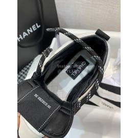 Chanel Mesh Lace Up Sneakers For Men And Women White