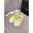 Chanel Casual Thick Soled Canvas Shoes For Women Yellow
